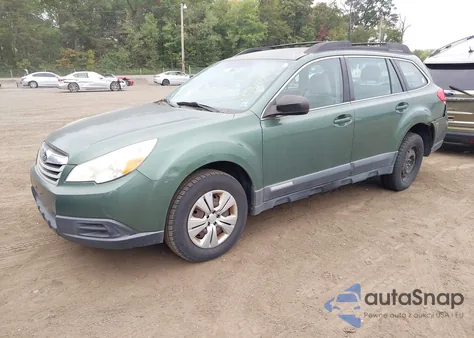 2010 Subaru Outback 2.5I z USA, uszkodzony, nr VIN 4S4BRCAC4A3349862